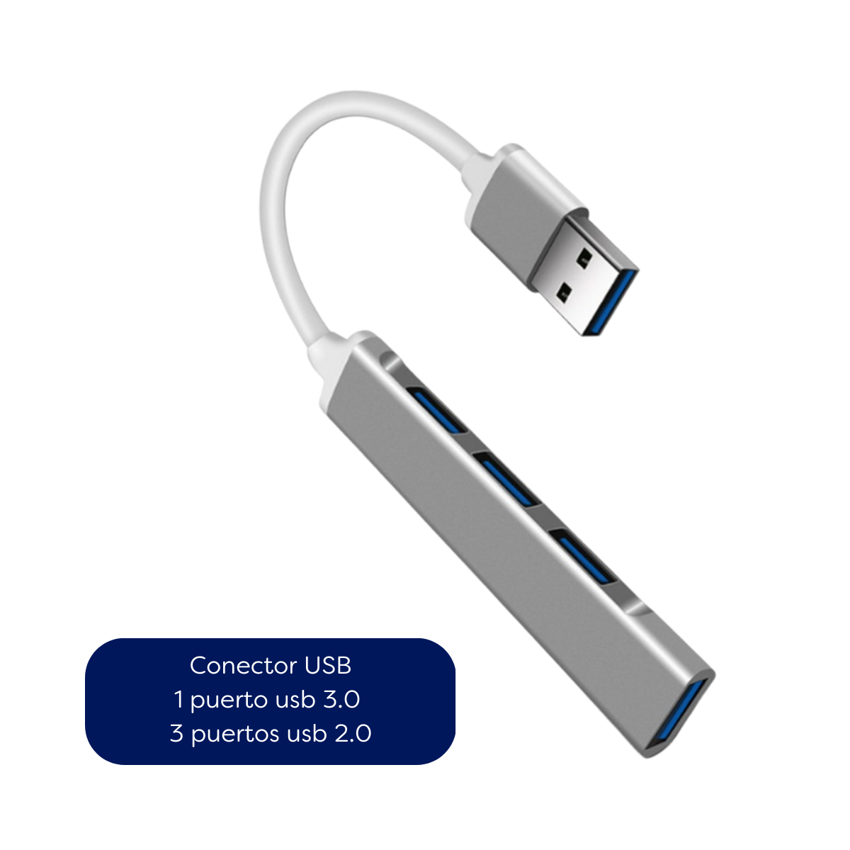 Conector USB 3.0 4 puertos
