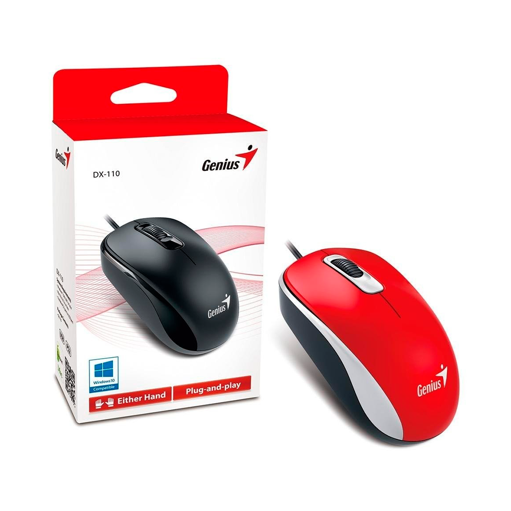 MOUSE GENIUS CABLE USB DX120 @