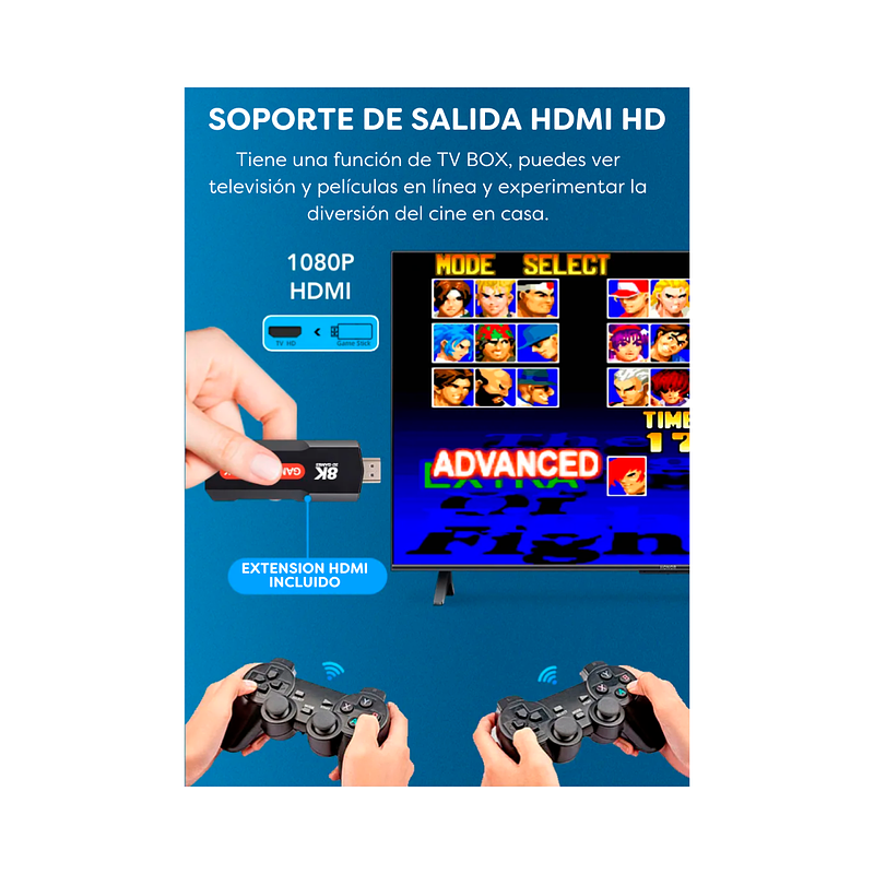 Boîtier Tv Stick Q9 8K 64Go Jeux Game Stick Q9 : Rétro, Android TV Et Netflix Dans Ta Poche Console Jeux Tv Boîtier Tv Stick Q9 8K 64Go Jeux Game Stick Q9 : Rétro, Android TV Et Netflix Dans Ta Poche Console Jeux Tv