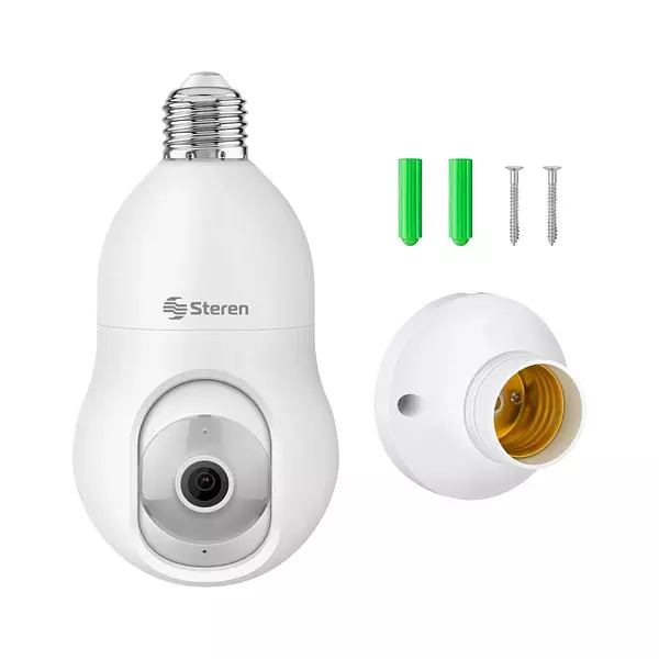 Cámara De Seguridad Wi-Fi 3 Mpx Robotizada Para Socket