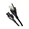 Cable Trébol 8amp Poder 3pin Hq 1.5 Metros Premium
