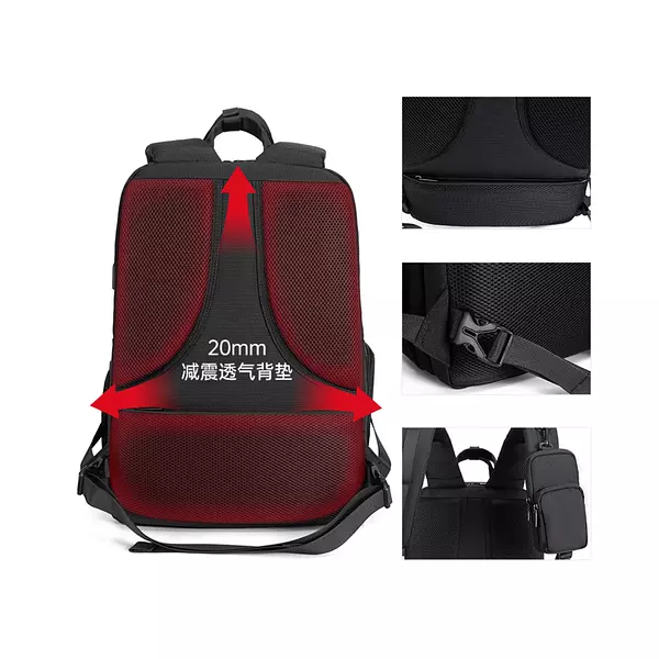 Mochila Para Cámara Con Compartimento Separado Caden