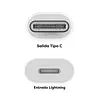 Adaptador Lightning Usb C Usb C Macho Lightning Hembra 60w P