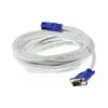 Cable Vga Blanco De 1,5 Metros 3+4