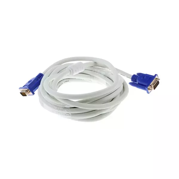 Cable Vga Blanco De 1,5 Metros 3+4