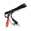 Cable Plug 3,5 A 2 Rca Sonido 1,5 Metros