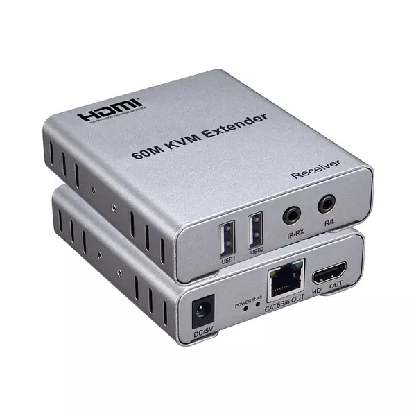 Extender Hdmi Kvm X Utp - 60 Metros