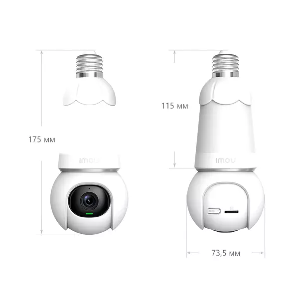 Bulb Cam Imou Full Color 3mp Domo Wifi 2k