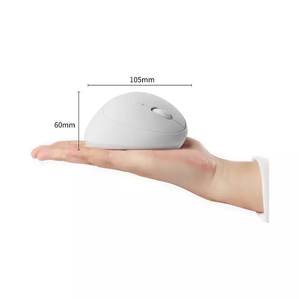 Mouse Inalámbrico Vertical Jys-03 Blanco