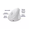 Mouse Inalámbrico Vertical Jys-03 Blanco