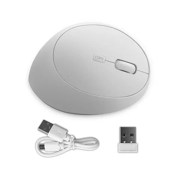 Mouse Inalámbrico Vertical Jys-03 Blanco