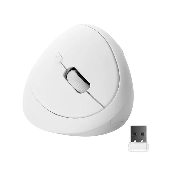 Mouse Inalámbrico Vertical Jys-03 Blanco