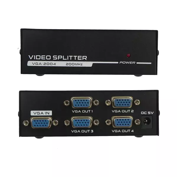 Splitter Vga 4 Puertos 150 Mhz