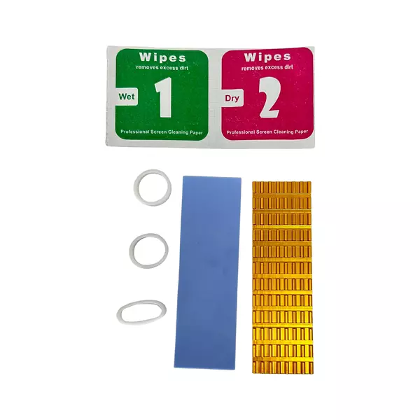 Kit Disipador M2 Aluminio Con Thermal Pad Memoria Nvme M.2