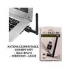 Adaptador Wifi Usb 150m 802.Iin + Antena