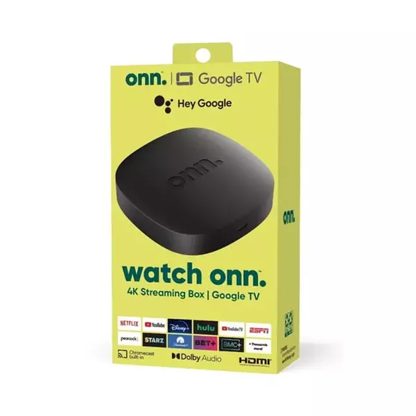 Tv Box Onn 2309a Con Google Tv 4k Negro