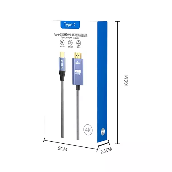 Cable Tipo C A Hdmi 1.80 Cm (4k 60hz)