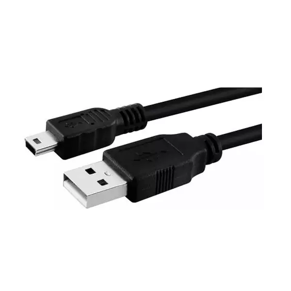 Cable Usb 2.0 A Mini 5 Pin 30 Cm Bk