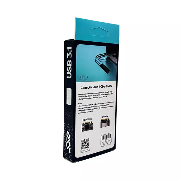 Porta Disco Duro 3.1 M.2 Sata/Nvme Ssd Tipo C