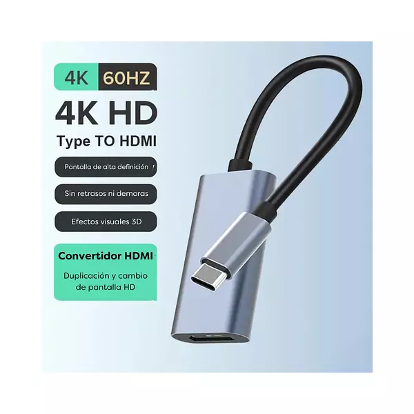 Conversor Tipo C A Hdmi (4k 60hz) Byl-2006a