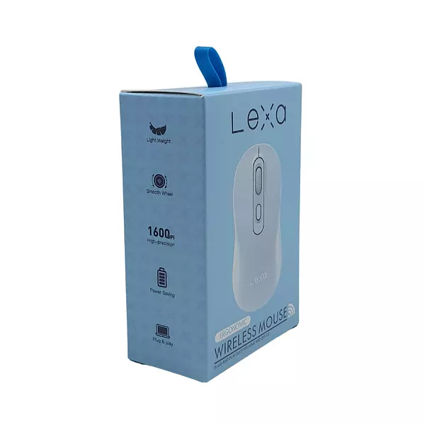 Mouse Inalámbrico M102 Lexa Azul