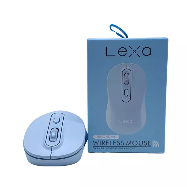 Mouse Inalámbrico M102 Lexa Azul