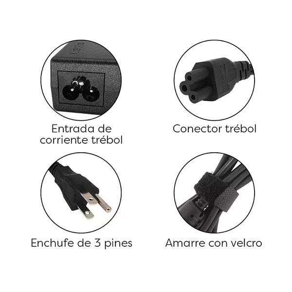 Cargador Para Hp 19,5v 2,31a Punta Azul 4,5 * 3,0 Mm