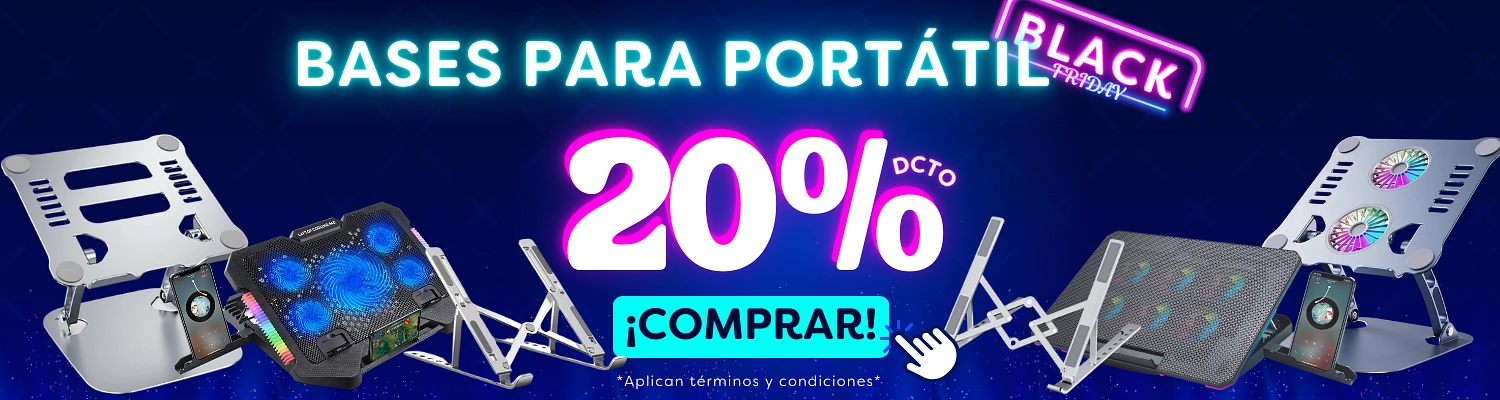 Base para portatil con 20 % descuento black friday