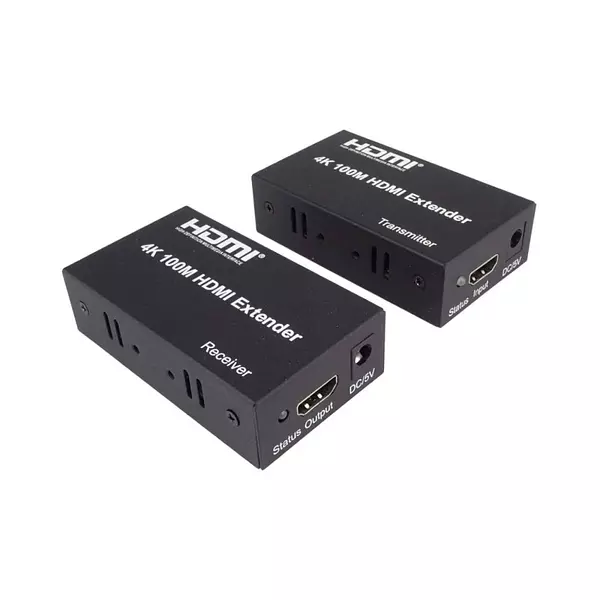 Extender Hdmi Rj 45 Cat5e 100 Metros 4k Hd