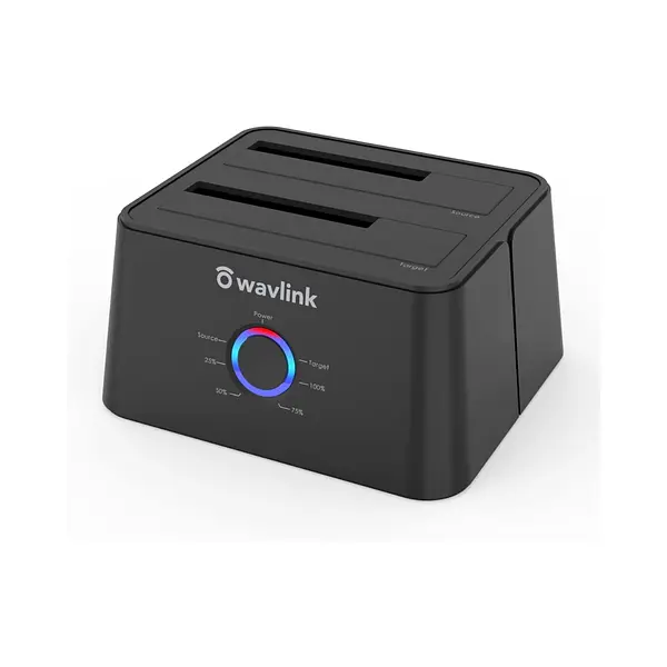 Dock Station Sata 2,5 -3,5 Dual Enclosure Wl-St334ua