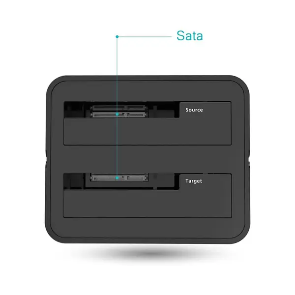 Dock Station Sata 2,5 -3,5 Dual Enclosure Wl-St334ua