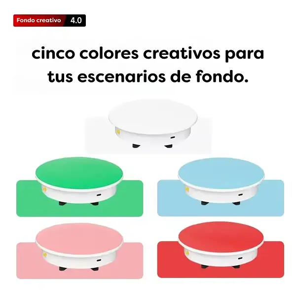 Base Giratoria 360 Con Control De 20 Centimetros