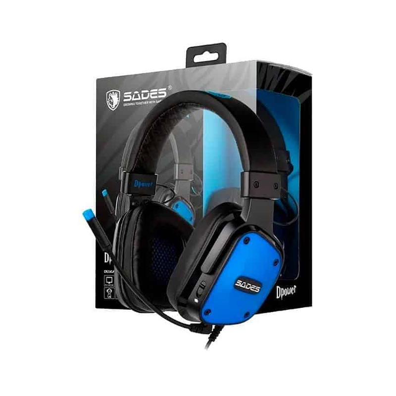 DIADEMA GAMER SADES DPOWER SA-722 AZUL EXA
