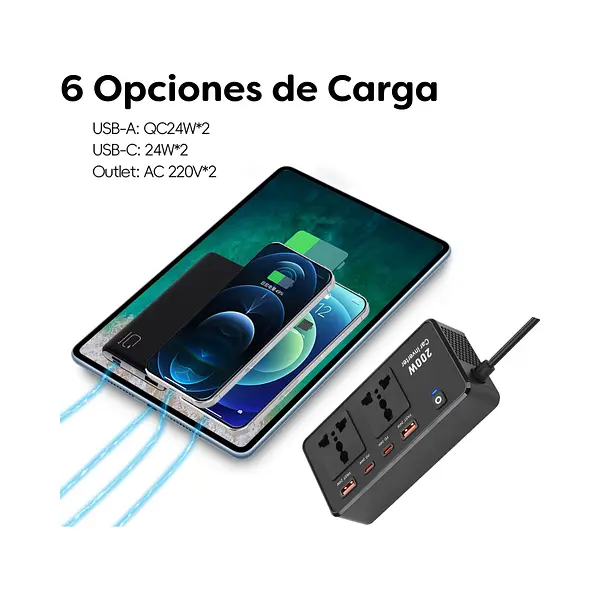 Inversor De Carro 200w