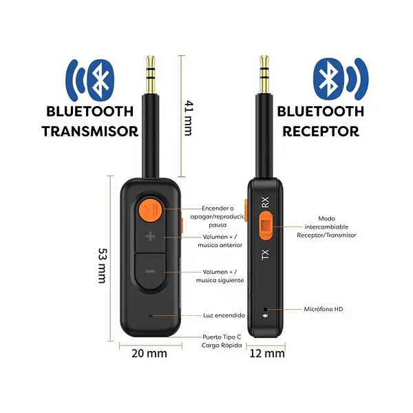 Bluetooth M1 3,5 Rx -Tx