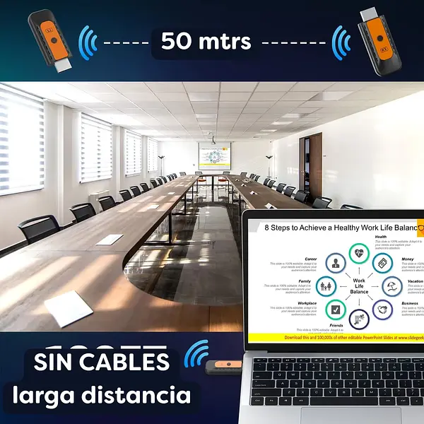 Extender Hdmi Inálambrico De 50 Metros Hdtv