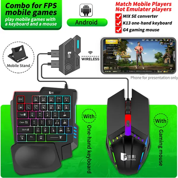 Convertidor De Teclado Y Ratón Pack+K13+G4