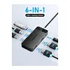 Conversor Multi Adaptador 6 En 1 Type C