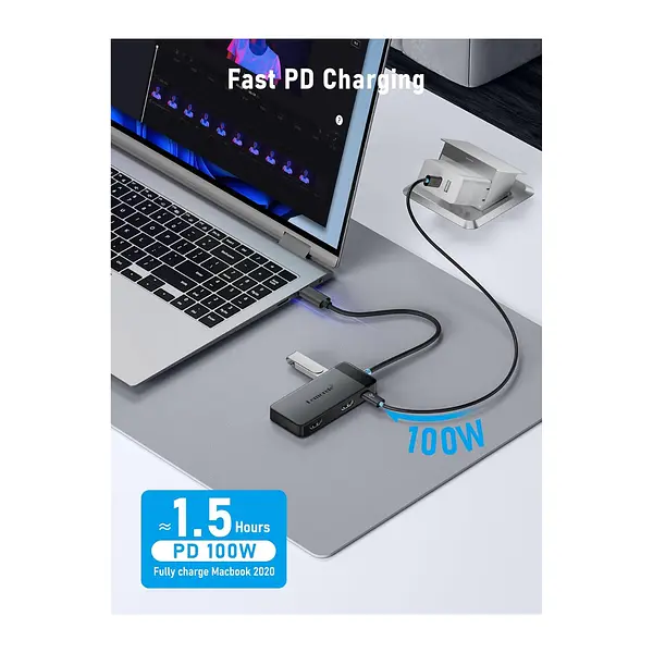 Conversor Multi Adaptador 6 En 1 Type C