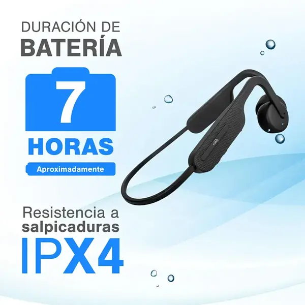 Audifono Kalley Bluetooth Conducción Osea Abc