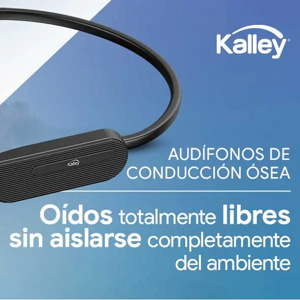 Audifono Kalley Bluetooth Conducción Osea Abc