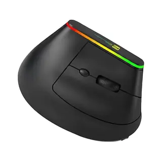 Mouse Inalámbrico Bluetooth Recargable Rgb (Negro)