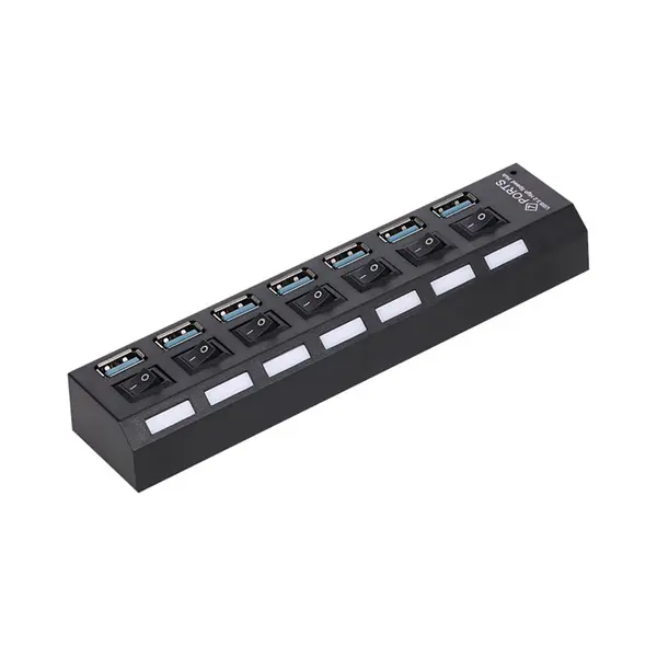 Hub Switch 7 Puertos 3.0 Y 2.0