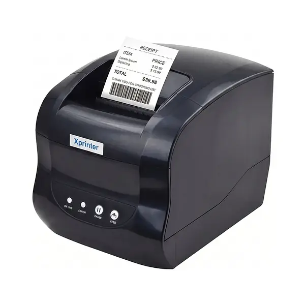 Impresora Código De Barras Y Factura Térmica Xp-365b Usb+Bt