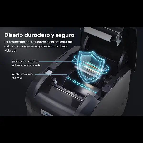 Impresora Código De Barras Y Factura Térmica Xp-365b Usb+Lan