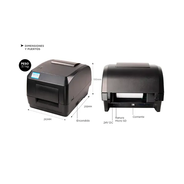 Impresora Código De Barras H500b Xprinter