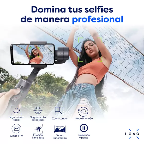 Estabilizador De 3 Ejes Capture 2s Gimbal Funsnap