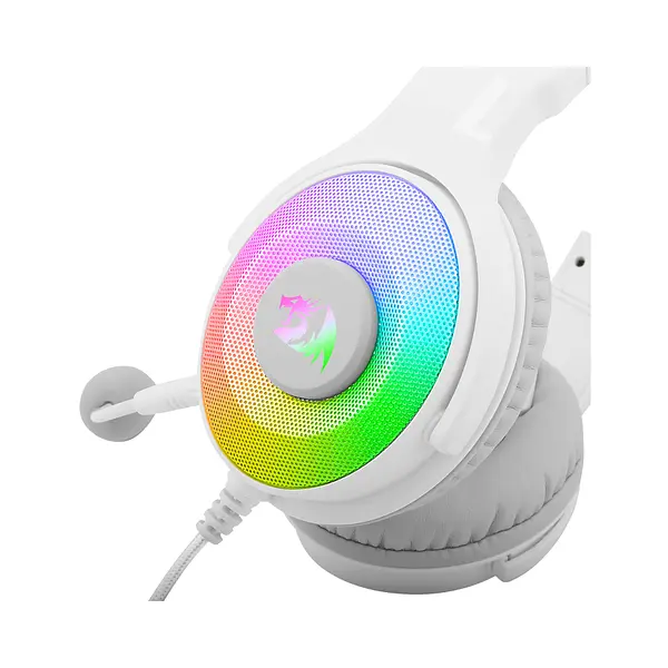 Audífono Gamer Redragon H350 Rgb Pandora White