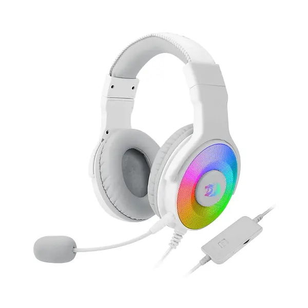 Audífono Gamer Redragon H350 Rgb Pandora White
