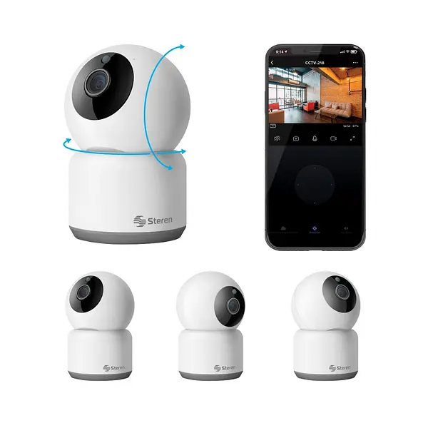 Cámara De Seguridad Wi-Fi Full Hd Robotizada